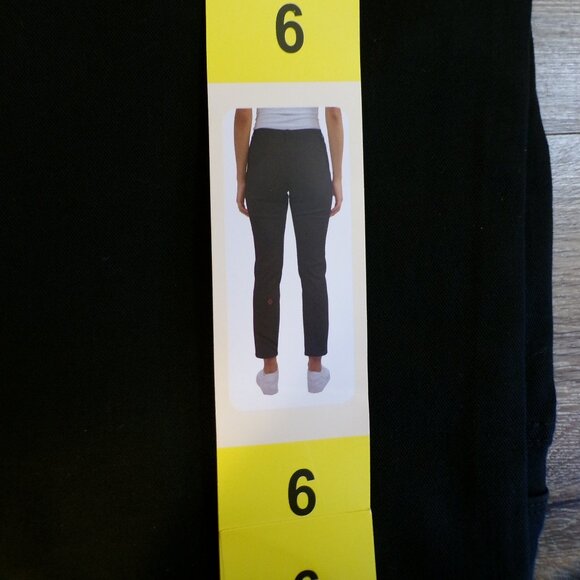 JACHS NEW YORK Women's Girlfriend Straight Leg Ankle Pant Black Sz: 6, 8, 10, 14 - Picture 4 of 13